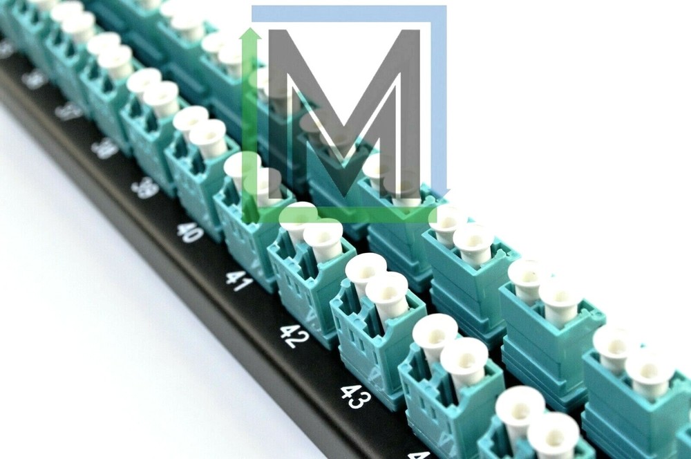 48-PORT 1U HIGH DENSITY LC DUPLEX MULTIMODE OM3 PATCH PANEL