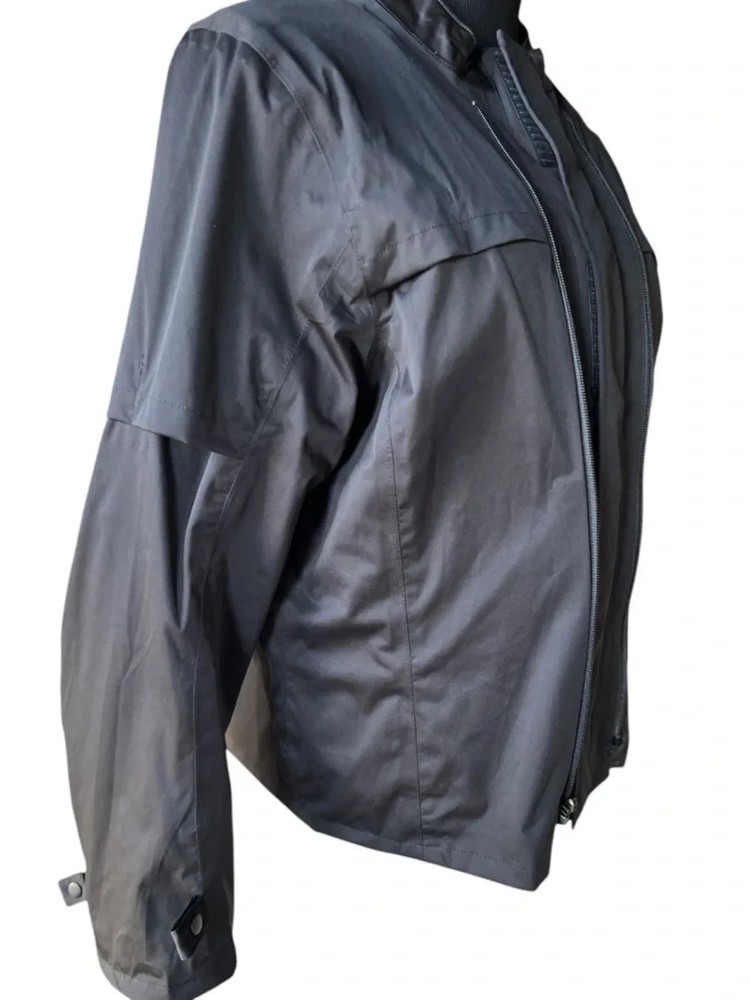 Harley-Davidson Black Bomber Jacket with Red Center Zip