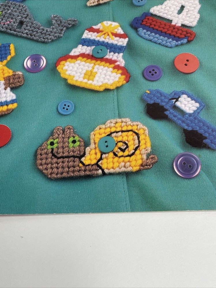 Annie's Attic Button Buddies Plastic Canvas Pattern 879305