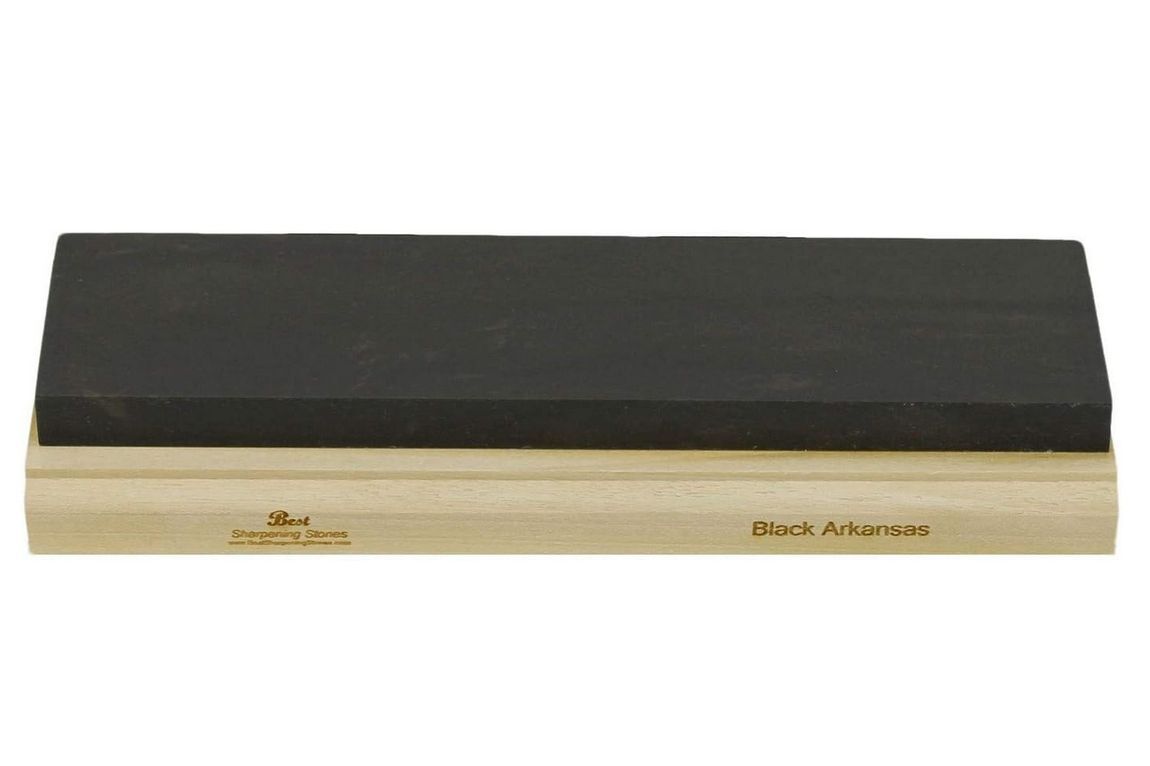 Arkansas Sharpening Stone Set - Wood Mounted
