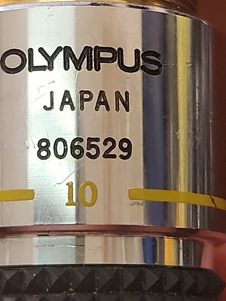 Olympus SPlan 10PL 0.30 160/0.17 Microscope Objective Lens