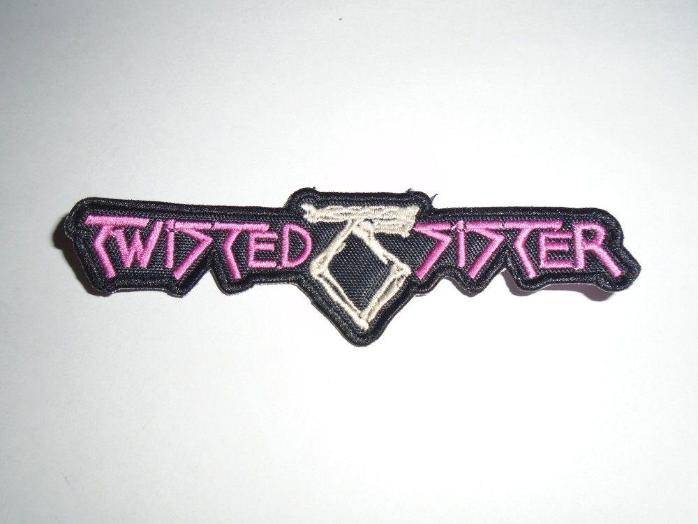 TWISTED SISTER EMBROIDERED PATCH