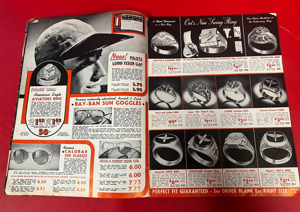 1939 KARL ORT AVIATION CATALOG – ORIGINAL PRE-WAR REFERENCE