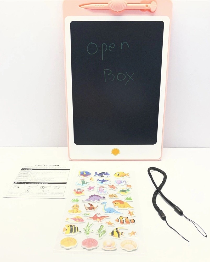 LCD Writing Tablet 10 Inch Pink