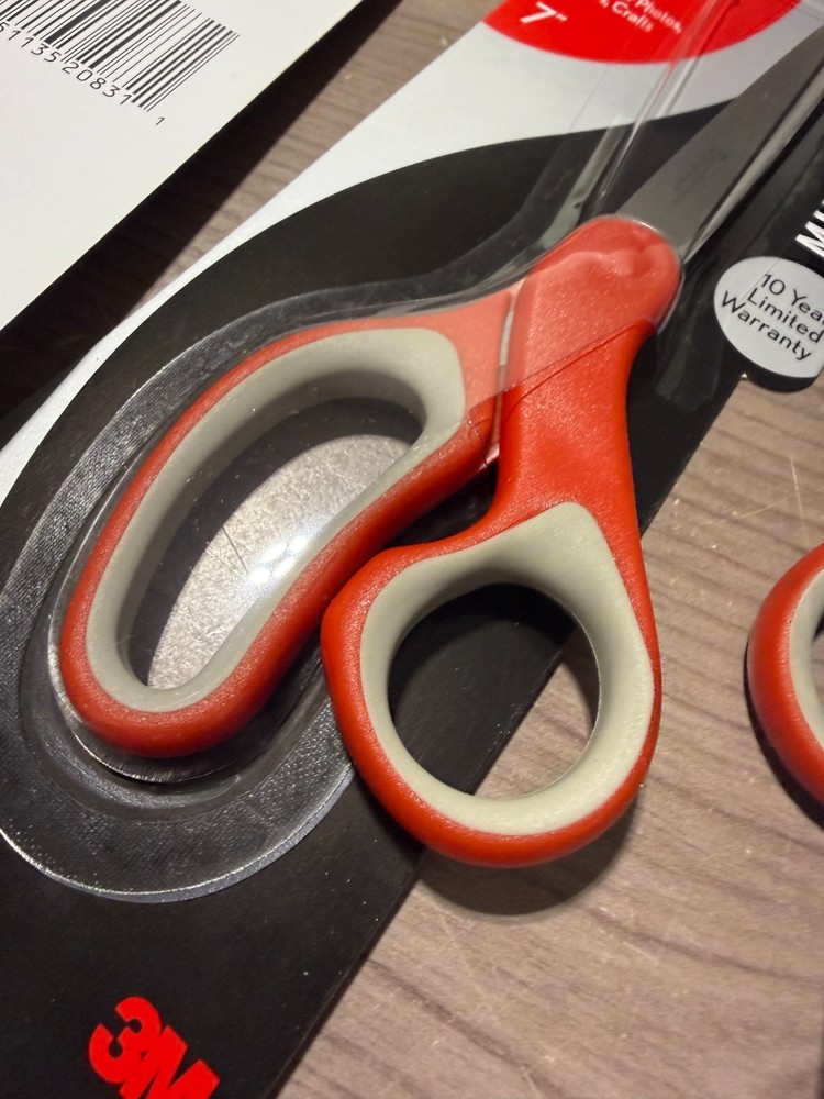 3-SCOTCH MULTI PURPOSE SCISSORS-7"-STAINLESS STEEL BLADES