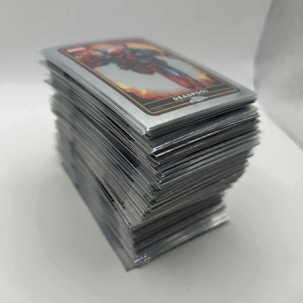 2025 Topps Chrome Marvel Deadpool Complete Base Set #1-100 (100 Cards)