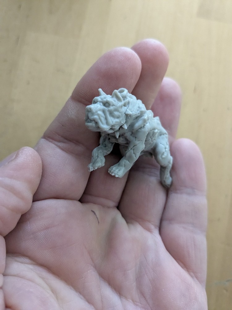 Reaper Bones Stone Hell Hound 3