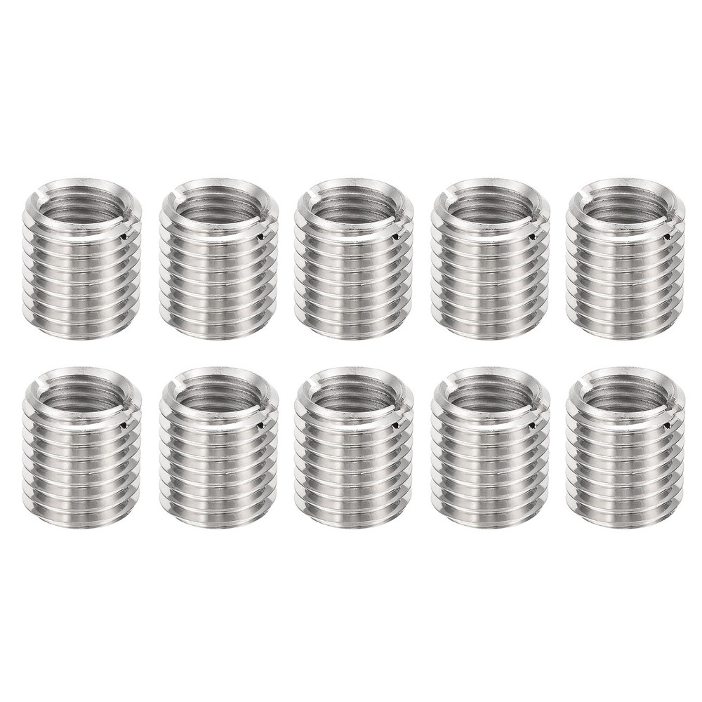 10Pcs Threaded Inserts, M16-2x22 & M20-2.5x22 Thread Repair Insert