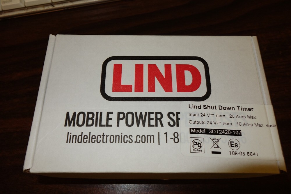 Lind Shutdown Timer SDT2420-107 24 VDC Adjustable Shut Down Timer - 20 A