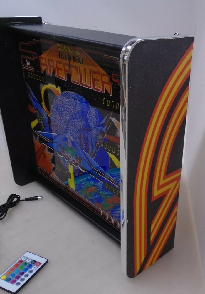 Williams Firepower Pinball Head LED Display light box