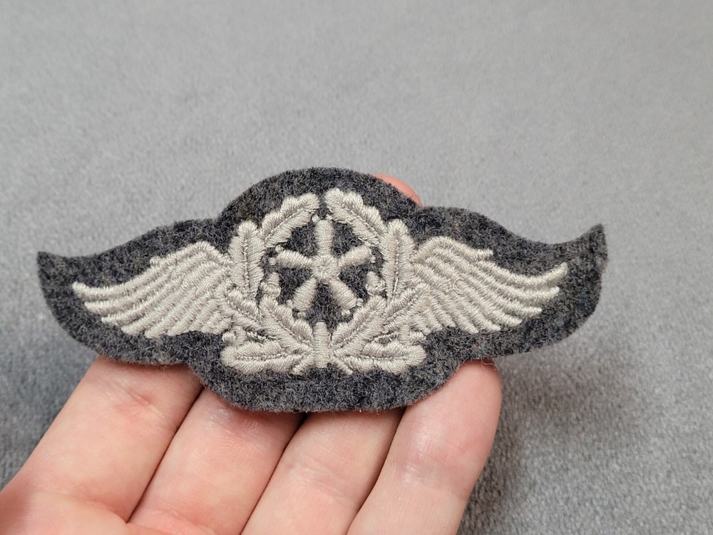 German WW2 Luftwaffe Flight Technical Personnel Mechanics Trade Patch Bring Back