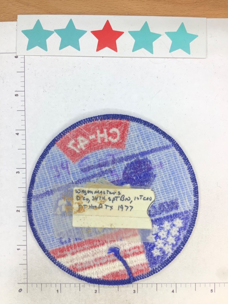 VINTAGE US ARMY CH-47 WAGONMASTERS HELO SQD PATCH