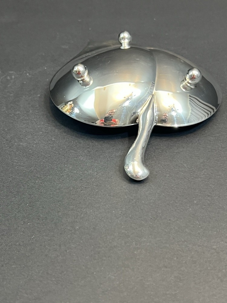 Vintage FB Rogers Silver Leaf Candy Dish Footed Silverplate 1883