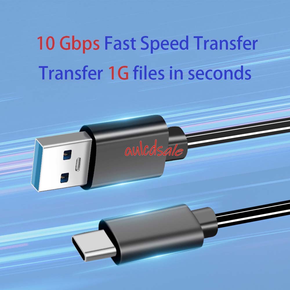 USB A to USB C Cable Type C 10Gbps Data Transfer phone,computer 3A Fast Charging