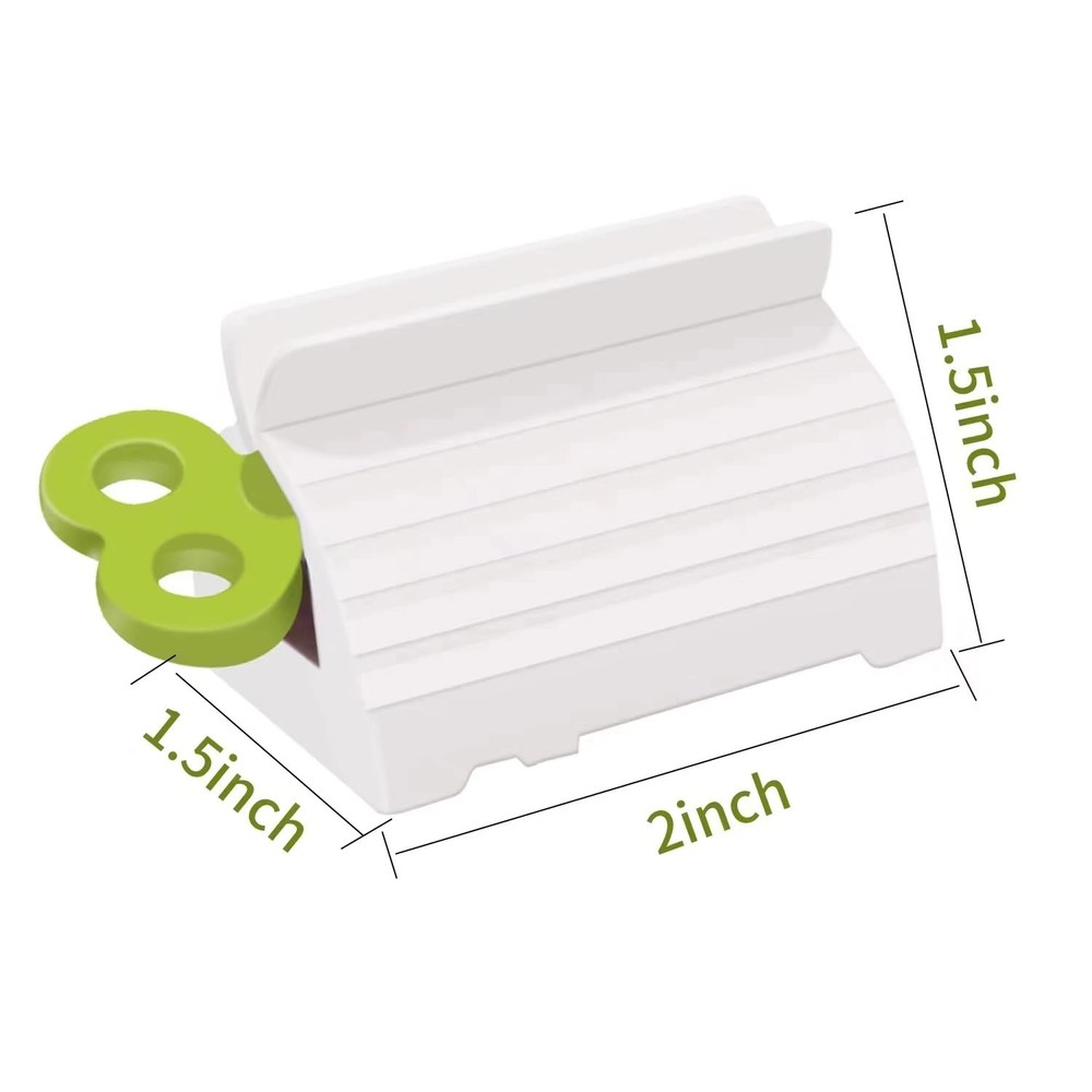 6 Pack Toothpaste Squeezer Rollers Tube Squeezers Clip Holder Stand Winder
