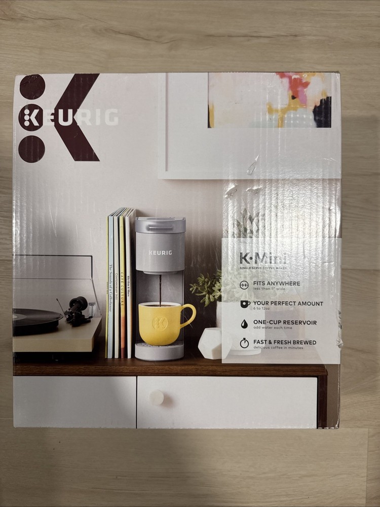 Keurig K-Mini Single Serve K-Cup Pod Coffee Maker - Studio Gray