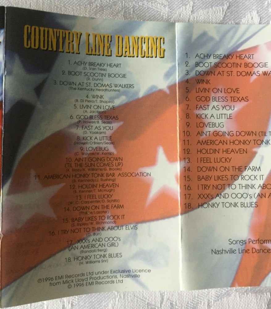 COUNTRY LINE DANCING GET IN LINE CASSETTE