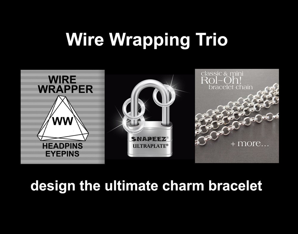 Create 2 Ultimate Charm Bracelets Save 20% When you Purchase Wire Wrapping Trio