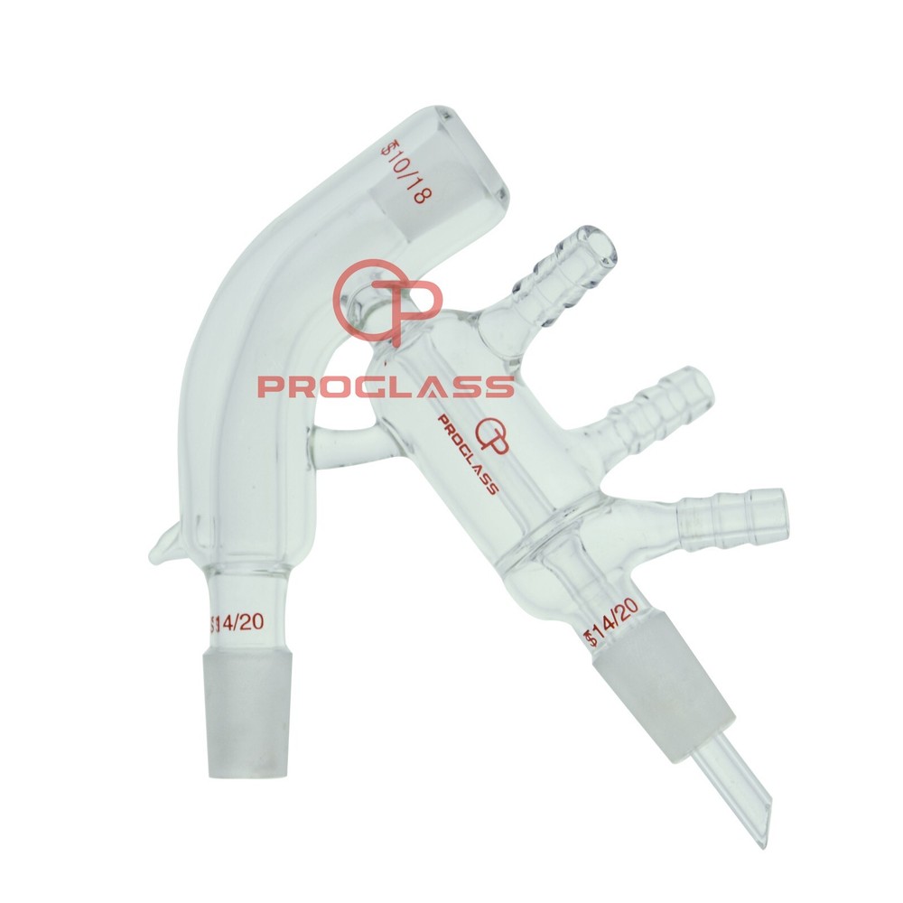 Laboratory Glass Jackt Micro Distilling Short Path Adapter 14/20