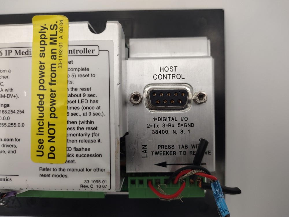 Extron MLC 226 IP DV+ MediaLink Controller 6 Button AV Control System NOT TESTED