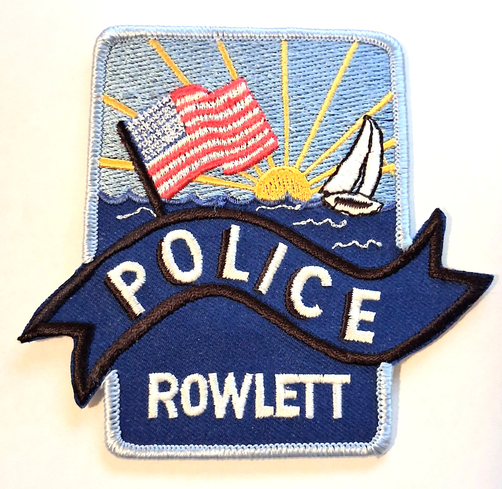 Rowlett Texas Police Patch - FREE Tracked US Shipping