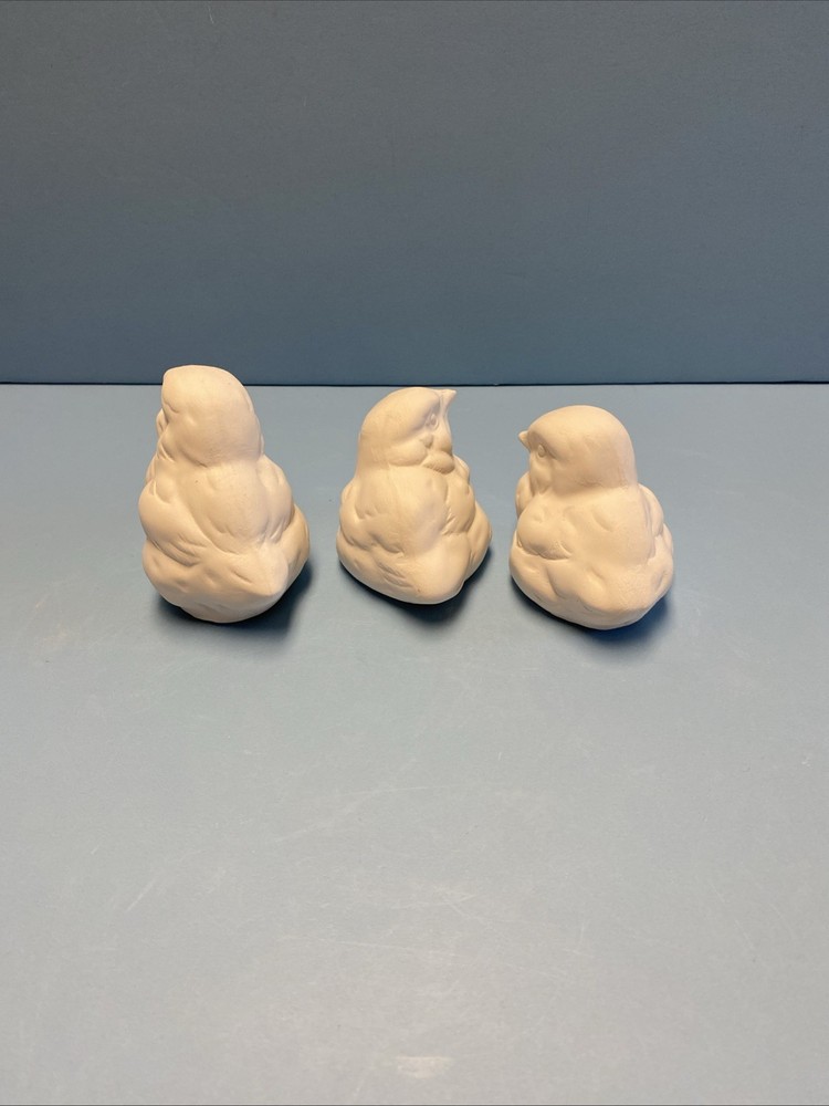 Ceramic Bisque Baby Chicks Ready To Paint For Easter
