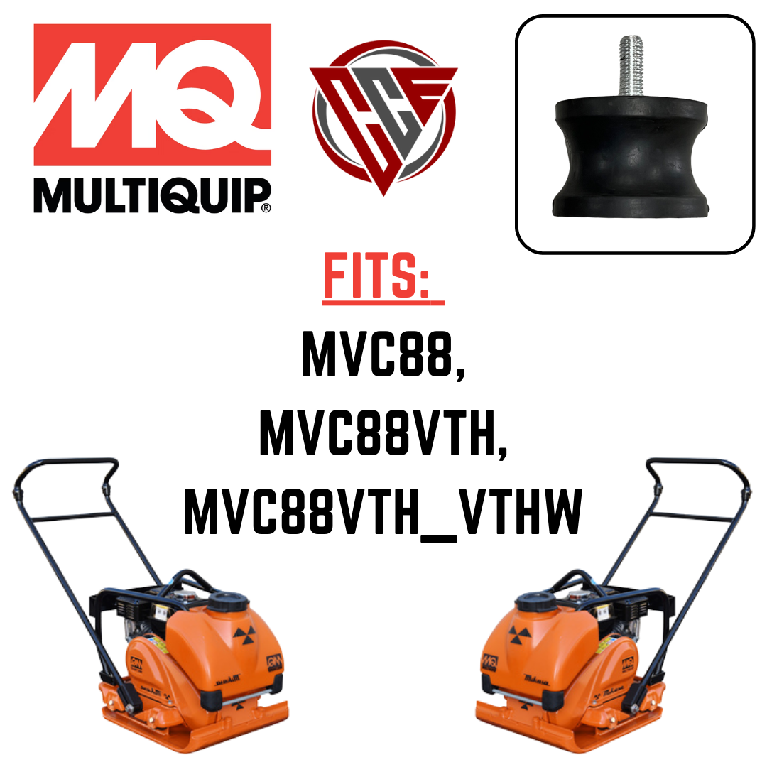 Multiquip/Mikasa Plate Compactor Shockmount Set of 4 for MVC88 (939010230)