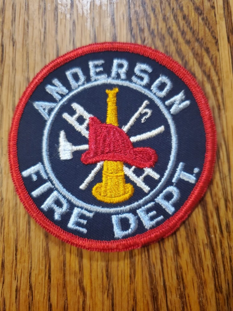 Vintage Anderson Fire Department patch