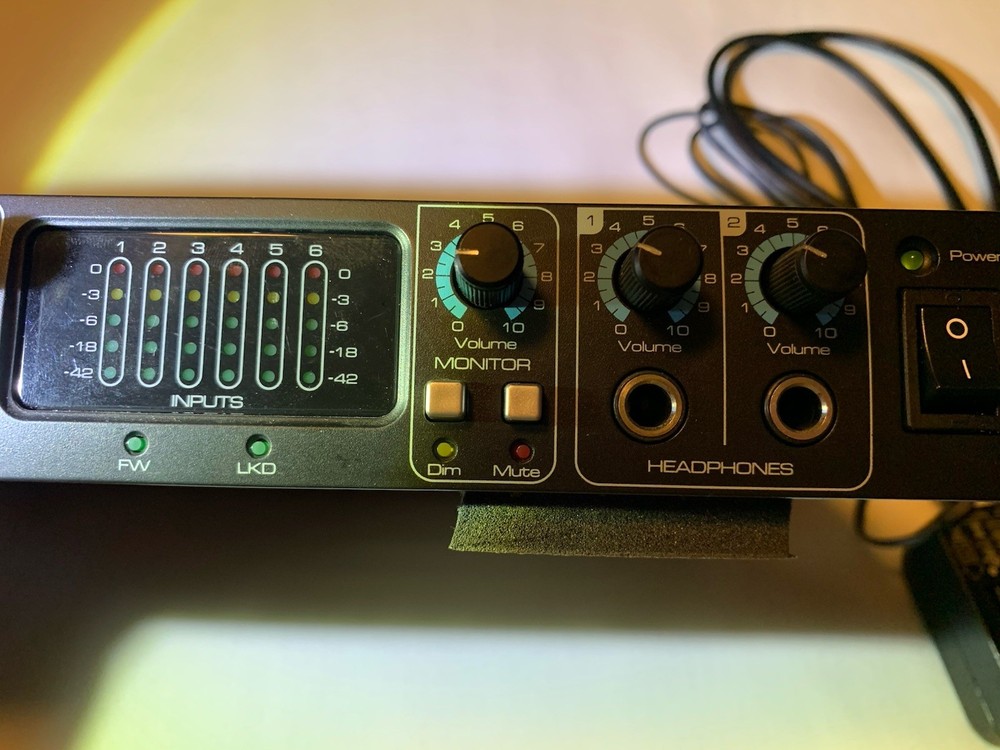 Focusrite Saffire PRO 26 Firewire Digital Audio Interface Power Cords WORKING