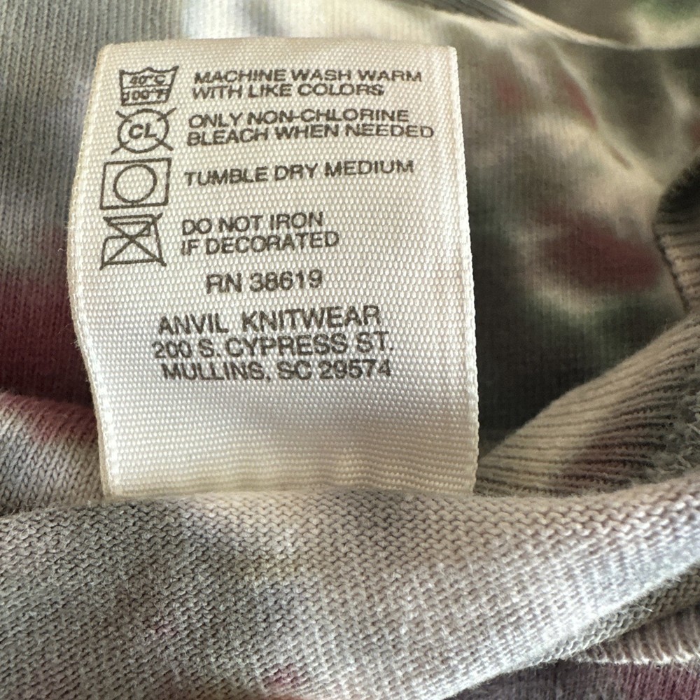 1996 KISS Army Tie Dye Long Sleeve T Shirt XL Authentic COTTON RARE