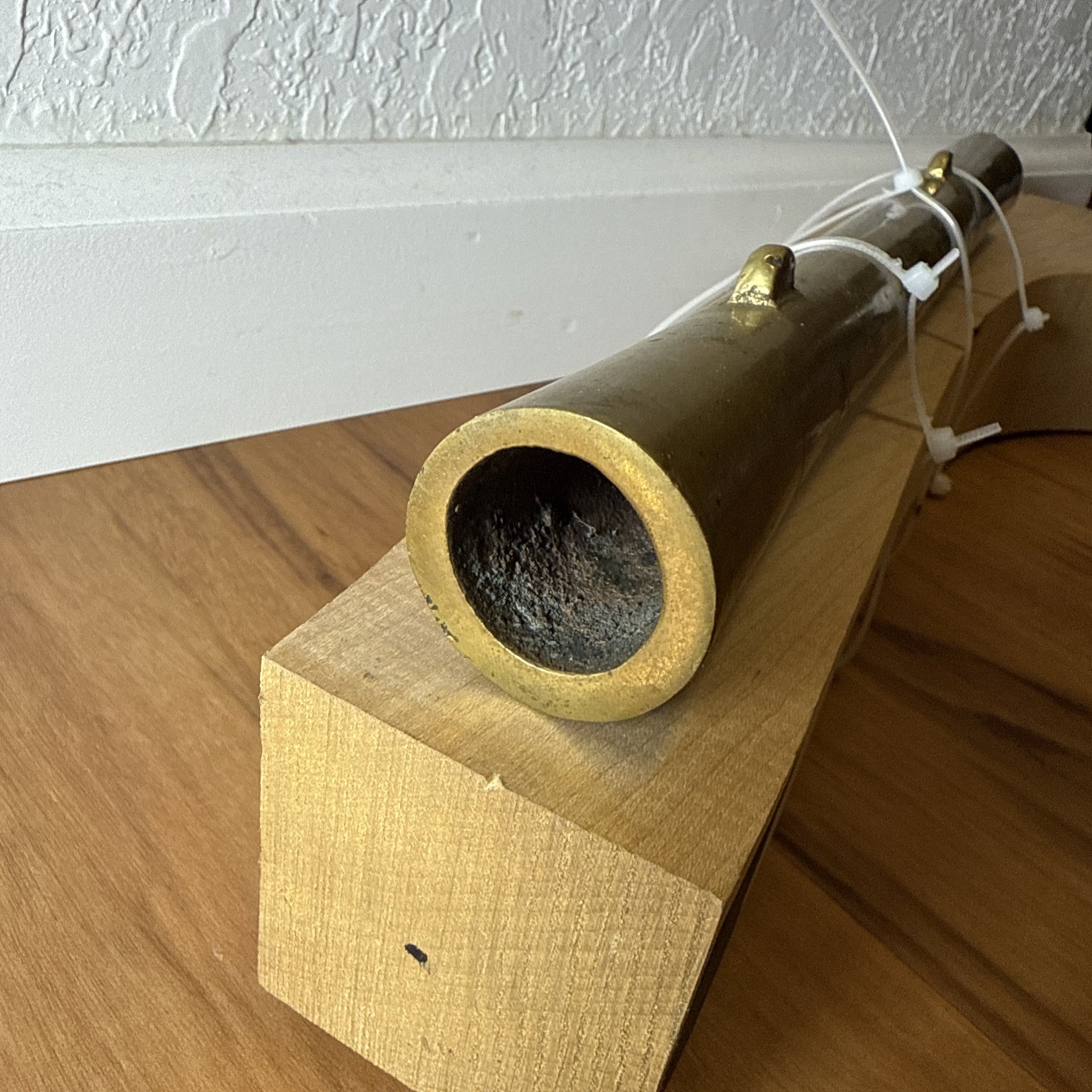 Blunderbuss Pistol Kit Brass And Maple Wood - Read