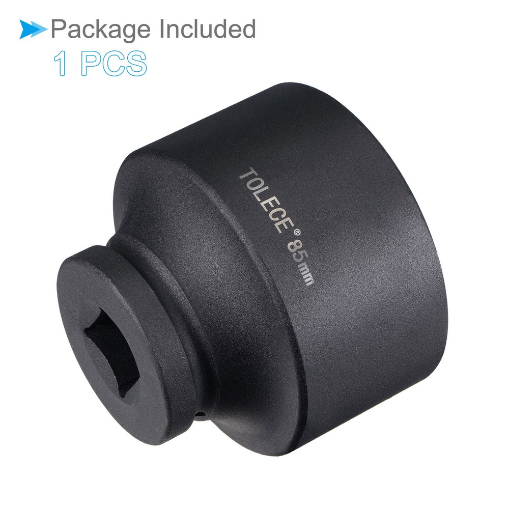 Impact Socket 1" Drive 12 Socket 102mm 12 Point for DIY Hand Making
