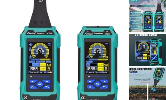 Underground Cable Locator,  Cable Tester Wire Tracker, Detecting AT828