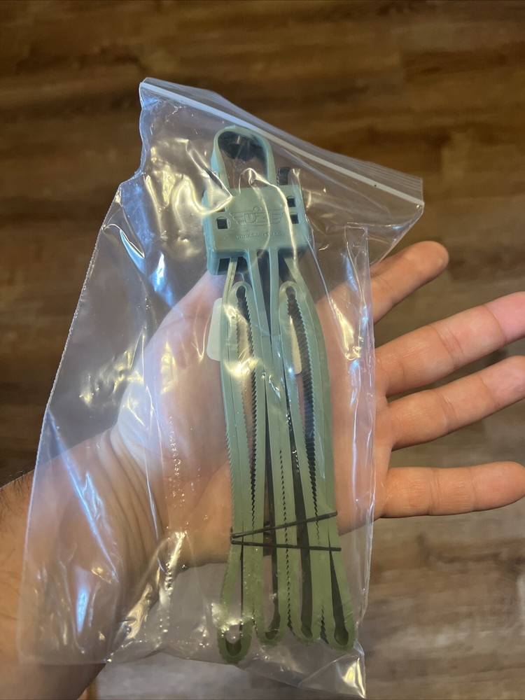 Single Use Double Restraint Flex Cuff - Green