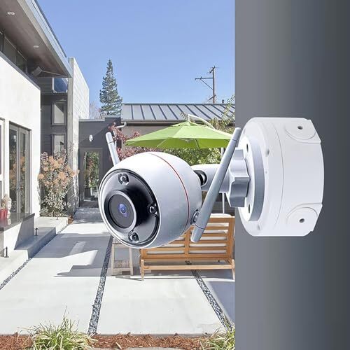 Universal Bullet Security Camera Junction Box Mount Bracket Plastic Rainproof...