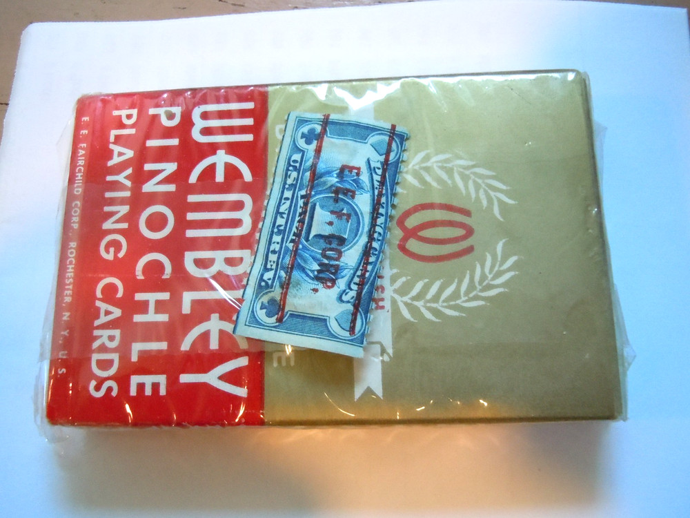 wembley pinochle playing cards sealed deck