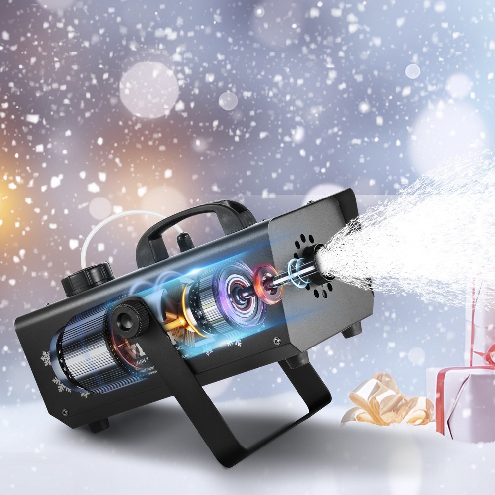 VEVOR Snow Machine 650W Handheld Hanging Snow Making Machine for Holidays
