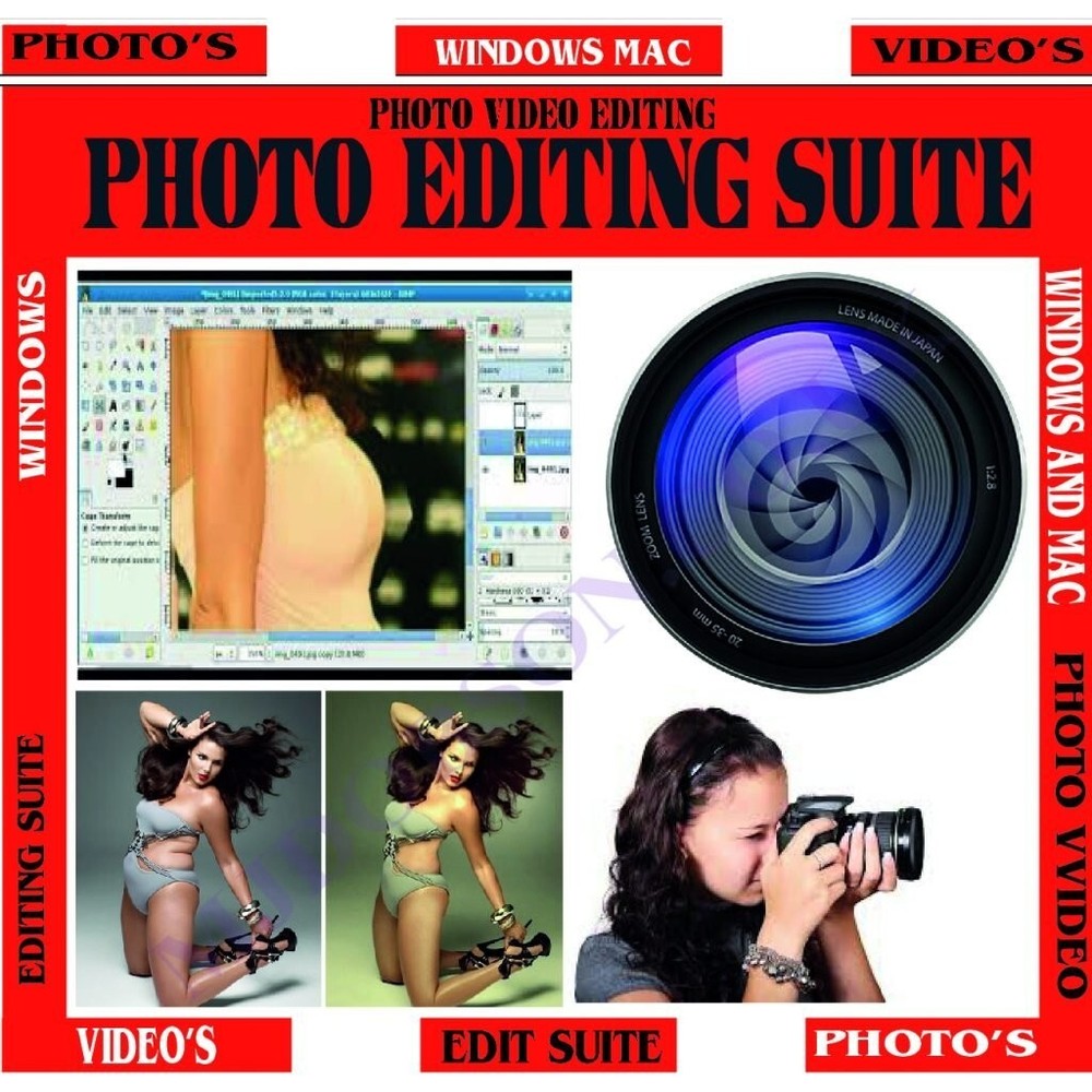 Professional Photo Video Editing Software USB – Image Editor for PC