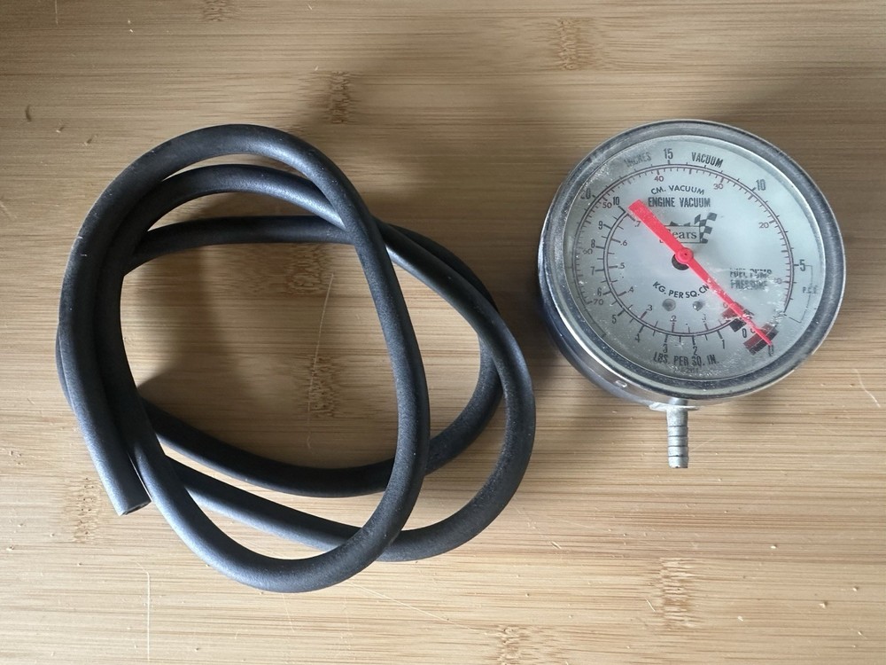 Vintage Sears Engine Vacuum Gauge
