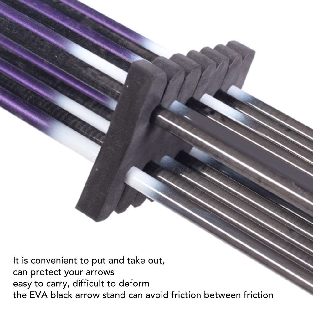 20Pcs Archery Rack EVA Black Rectangular 12 Arrows Separator Storage WT