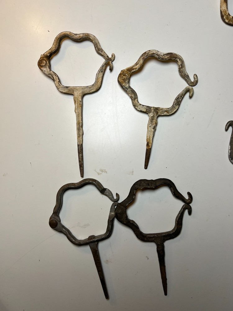 Antique Lead Rain Gutter Spout Bracket Brackets Victorian Hexagonal Rectangular