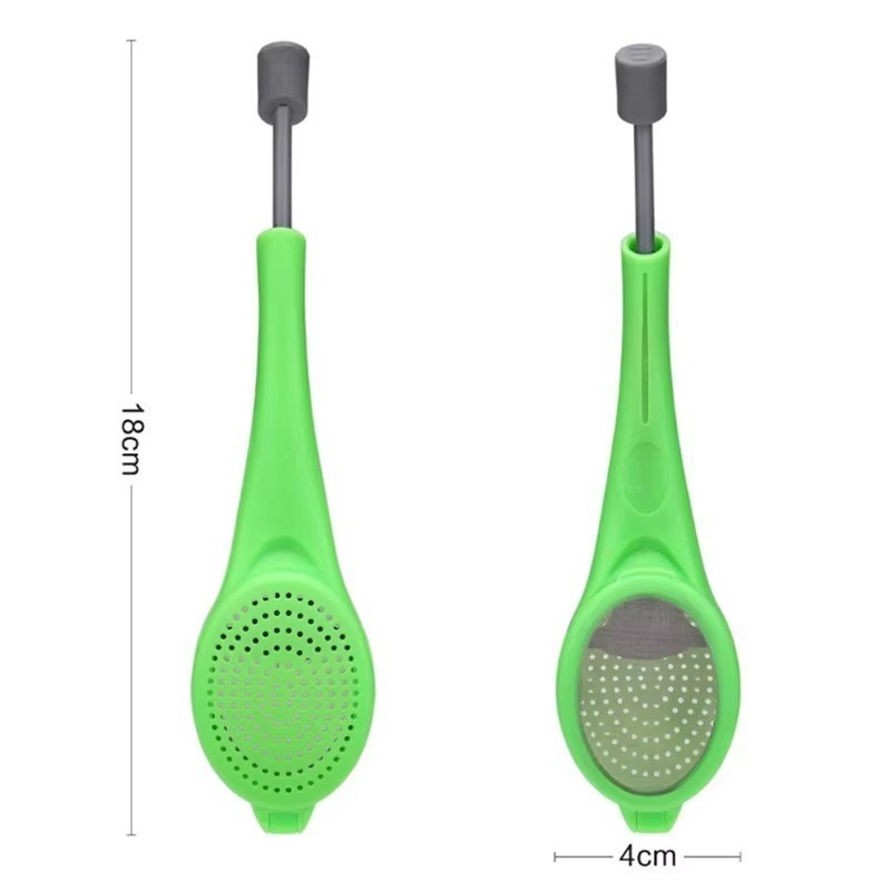 1 Silicone Tea Infuser Strainer Loose Leaf Steeper Herbal Spice Filter for Mug