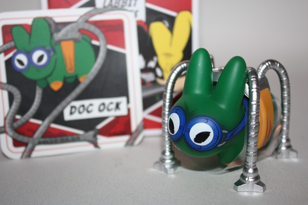 KIDROBOT MINI MARVEL LABBIT DOC OCK OCTOPUS SERIES 1 DESIGNER ART TOY