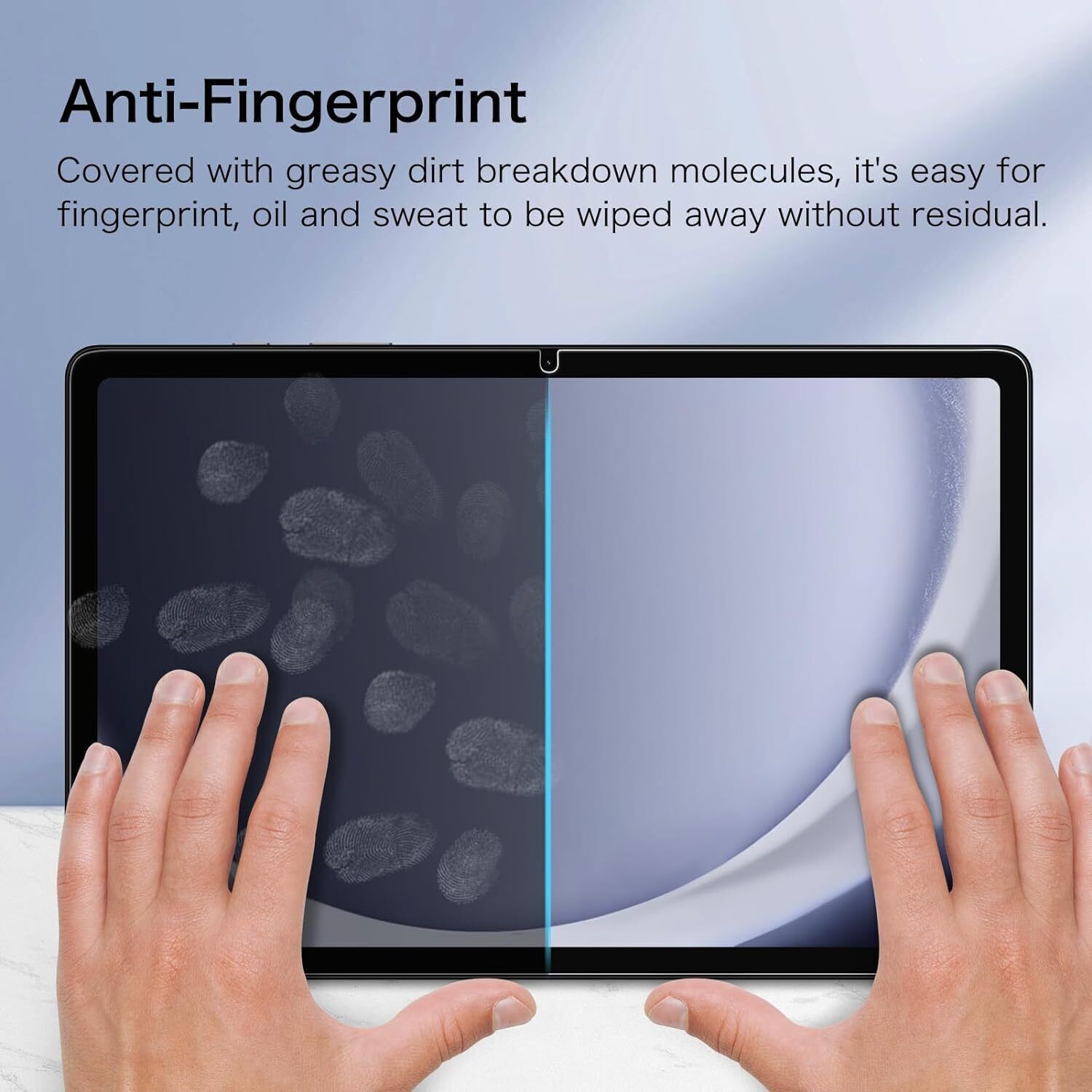 [2 Pack] Tempered Glass Screen Protector for Samsung Galaxy Tab A9+ 11 Inch 2023