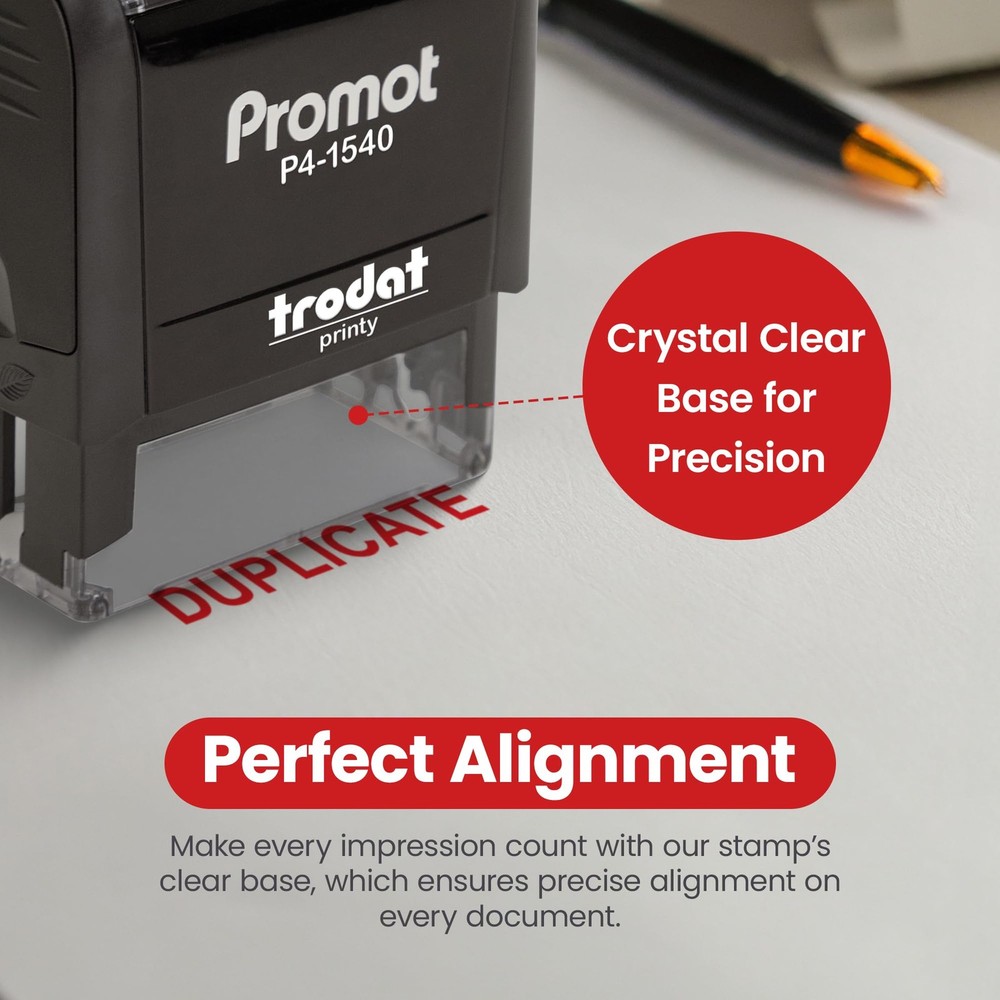 Duplicate - Self Inking Rubber Stamp - Ink Stamps