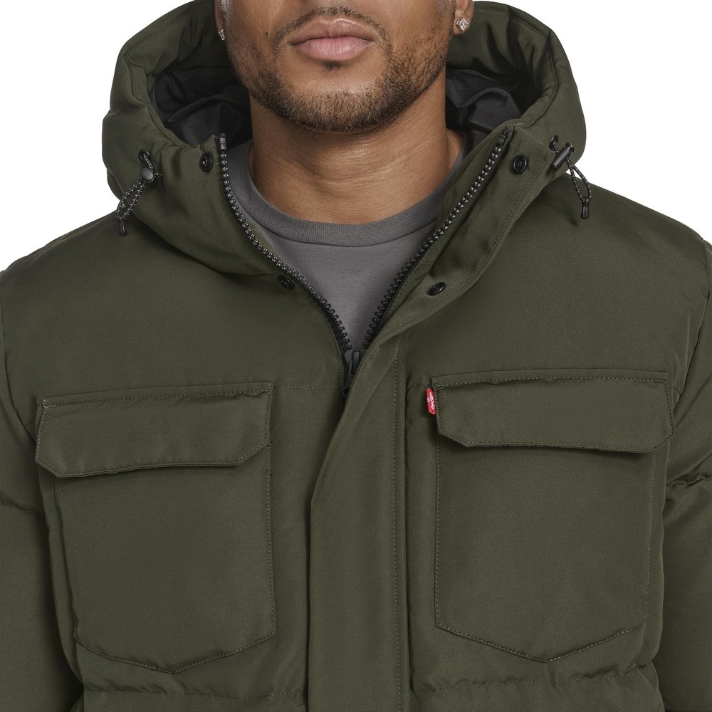 Levi's Men's Softshell Trucker Jacket 5X-Large Tall Olive