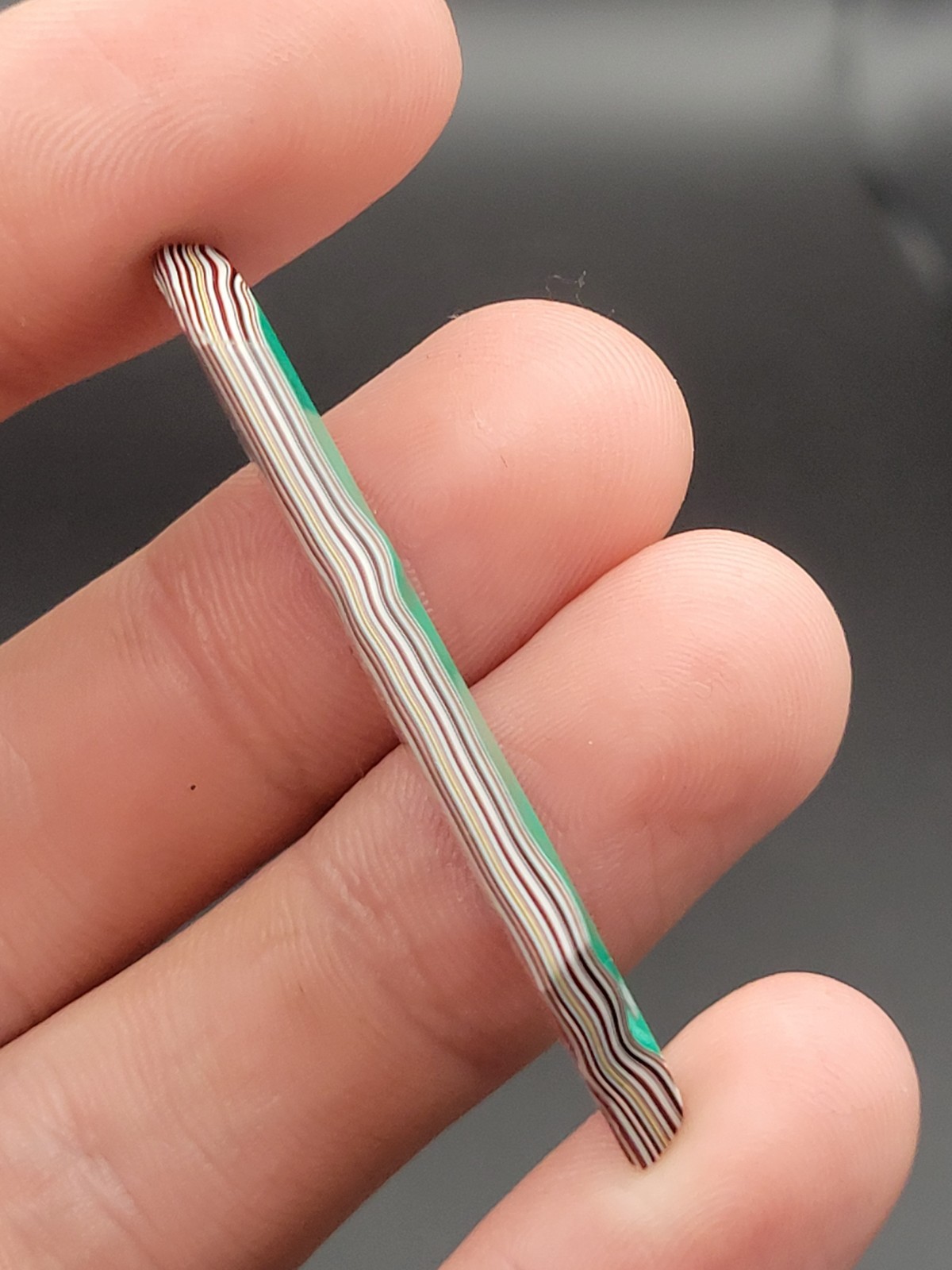 KENWORTH TRUCKING FORDITE DETROIT AGATE CABOCHON