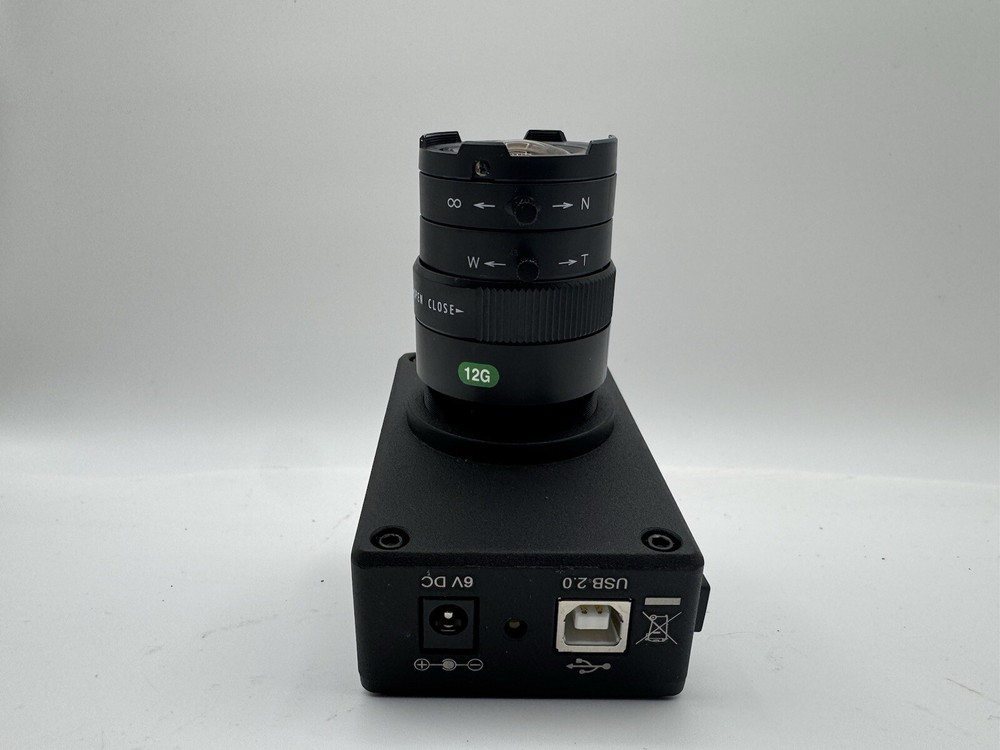 Lumenera LU375C Multi-Megapixel Camera 3.1 Megapixel & Computar Lens Untested