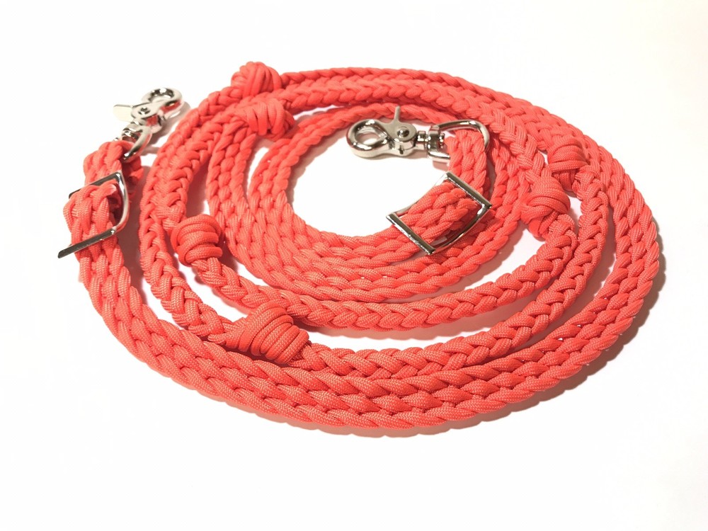 barrel reins orange