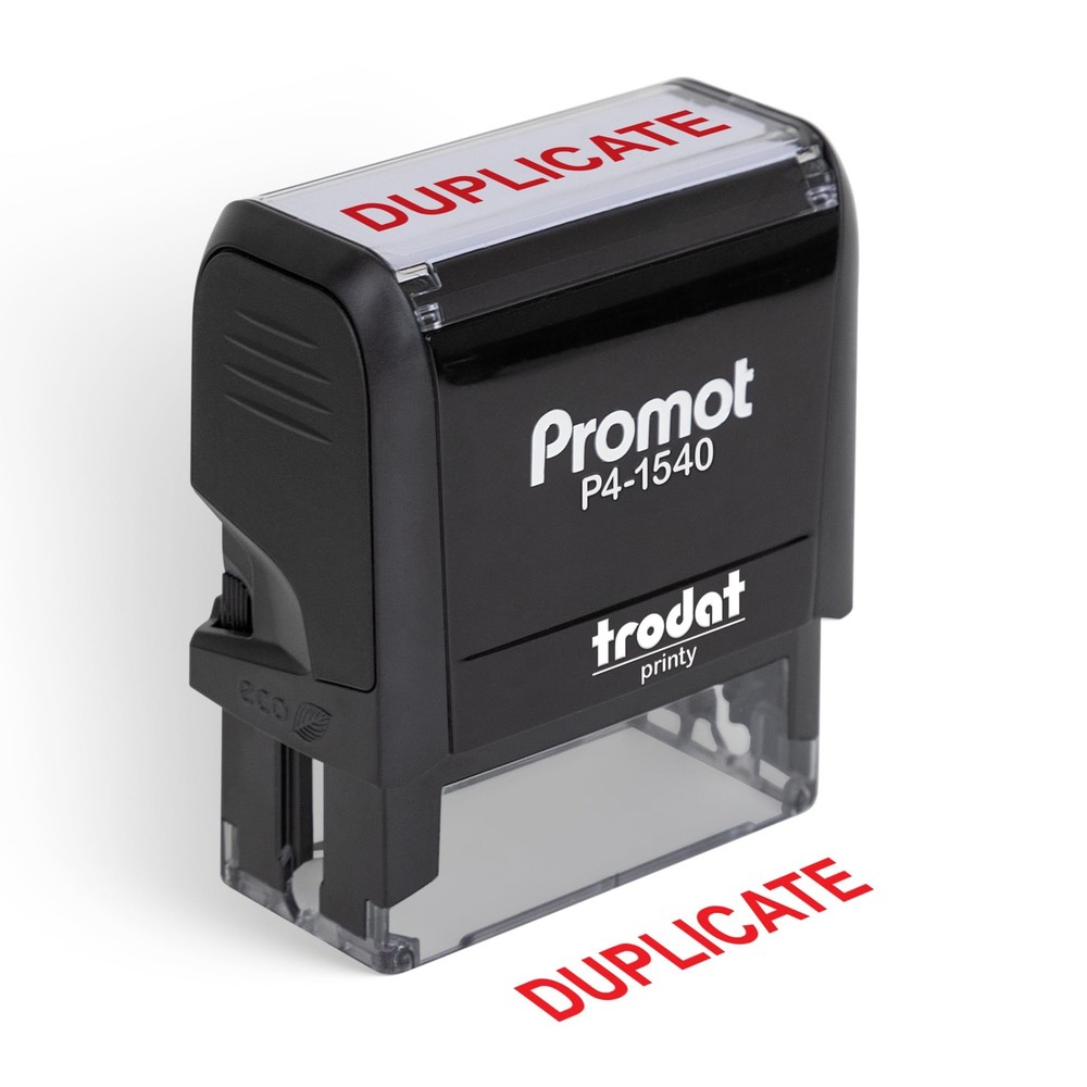 Duplicate - Self Inking Rubber Stamp - Ink Stamps